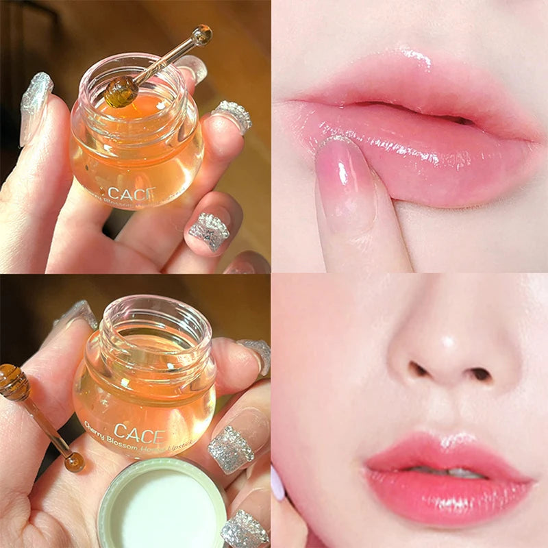 Cherry Blossom Honey Lip Balm - Deep Hydration & Plumping Gloss - 15