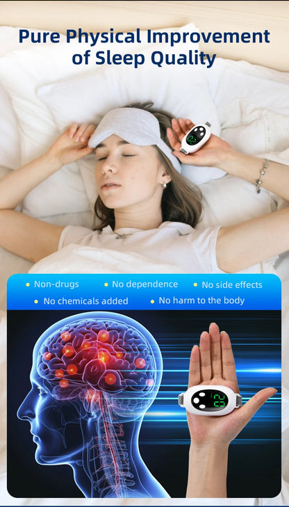 Microcurrent Handheld Sleep Aid Device for Insomnia & Anxiety Relief