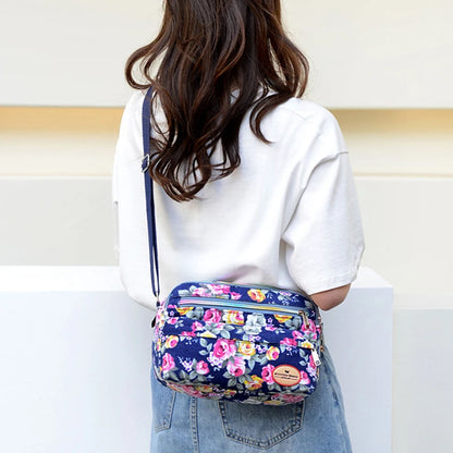 Luxury Vintage Floral Canvas Tote