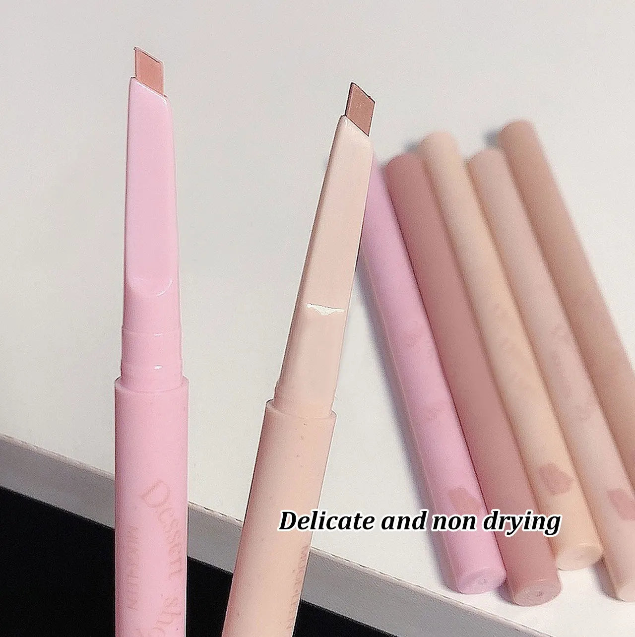 Waterproof Matte Lip Liner Pencil - Long-Lasting Automatic Shaping Pen - 13