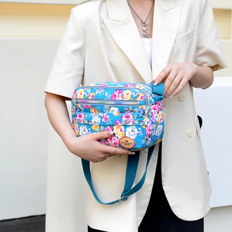 Luxury Vintage Floral Canvas Tote