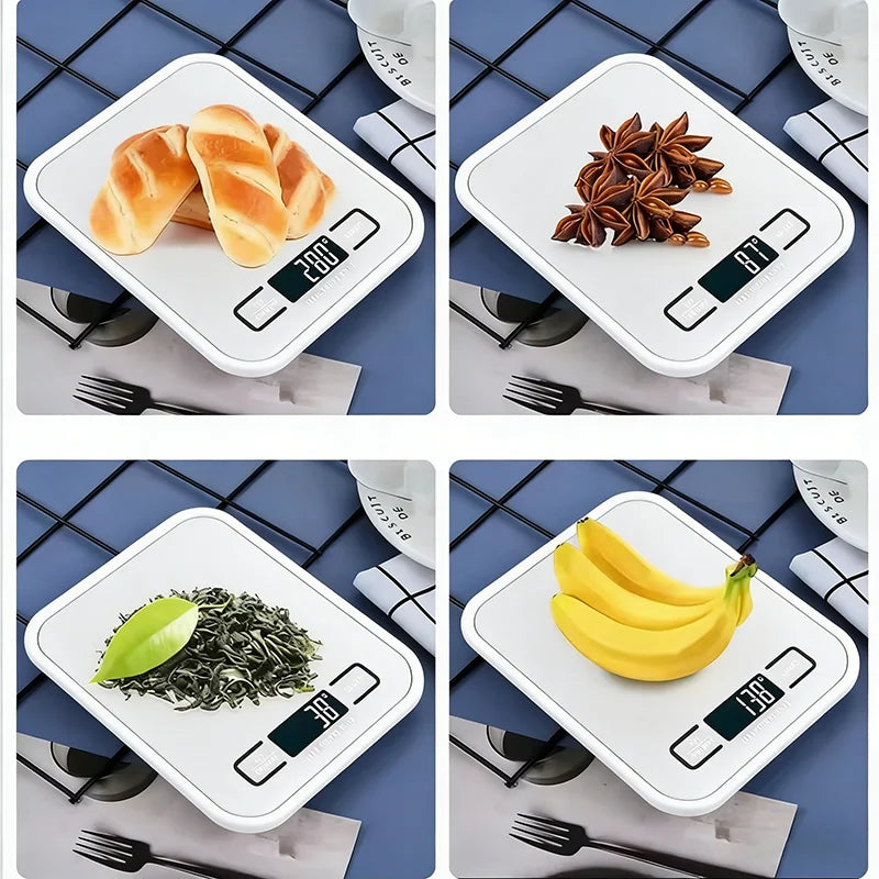 Digital Kitchen Scale 10kg/5kg High Precision Stainless Steel Food Scale - 12
