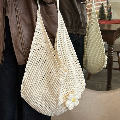 Luxury Bohemian Hollow Straw Tote