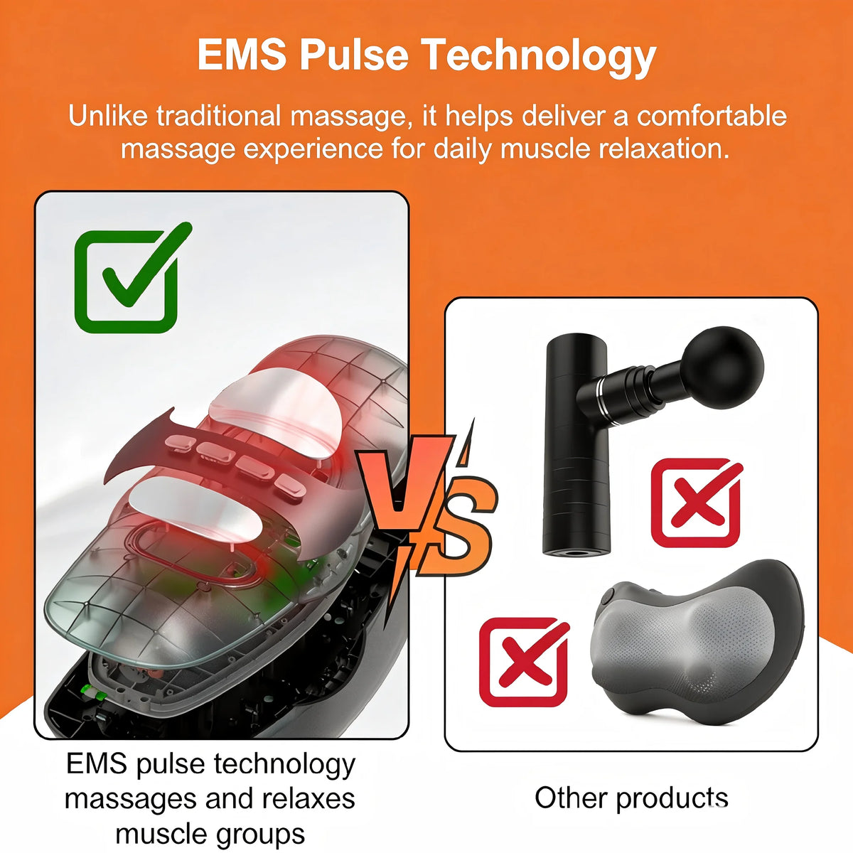 Electric Lumbar Traction Massager – Heated Back Stretcher & Spine Support Device