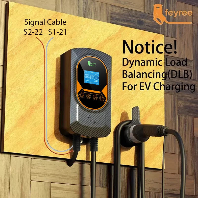 Type 2 Smart EV Wallbox Charger - 7.6kW/11kW/22kW with WiFi & App Control - 1