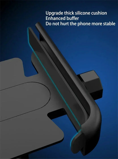 Heavy-Duty Aluminum Motorcycle & Bicycle Phone Mount - Secure GPS Holder