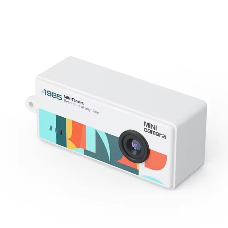 Mini Retro Digital Keychain Camera - Portable Pocket-Sized 1080P Video Recorder