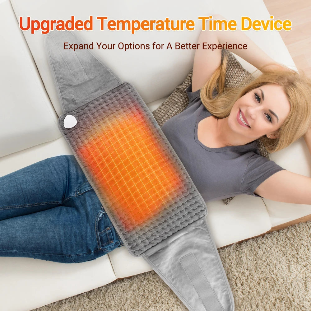 Electric Heating Waist Belt - Thermal Therapy Pad for Back Pain Relief - 9