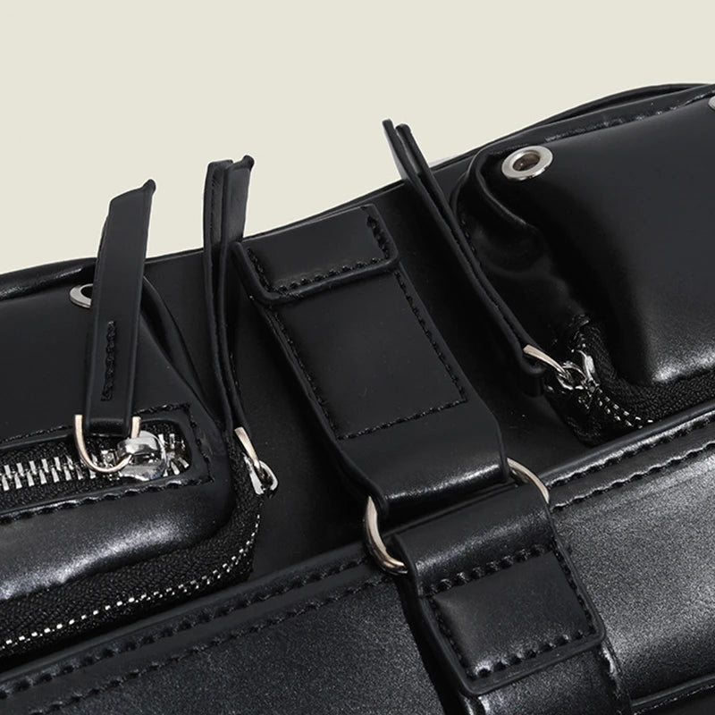 Luxury Goth Chain Shoulder Bag