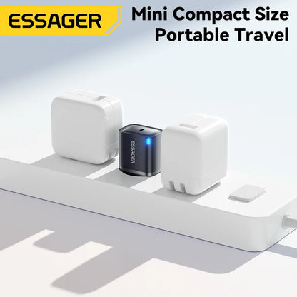 Mini 30W USB-C Fast Charger - PD & QC 3.0 Power Adapter for iPhone & Android