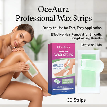 Professional Full Body Wax Strips for Smooth, Long-Lasting Hair Removal