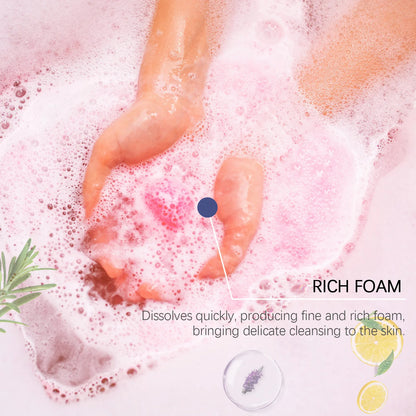 Natural Plant Essence Aromatherapy Spa Bath Bomb Set for Skin Moisturizing