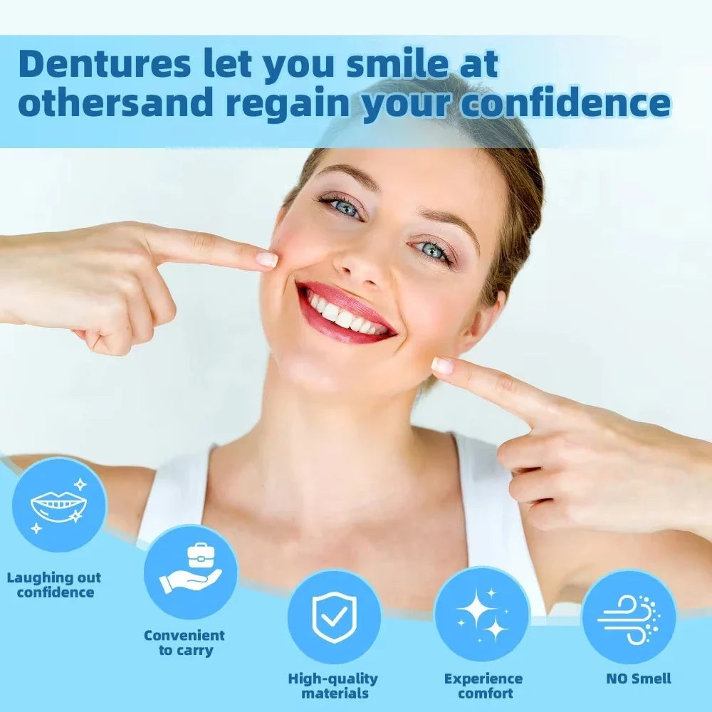 Custom-Fit Silicone Cosmetic Teeth Veneers for Confident Smile - 7