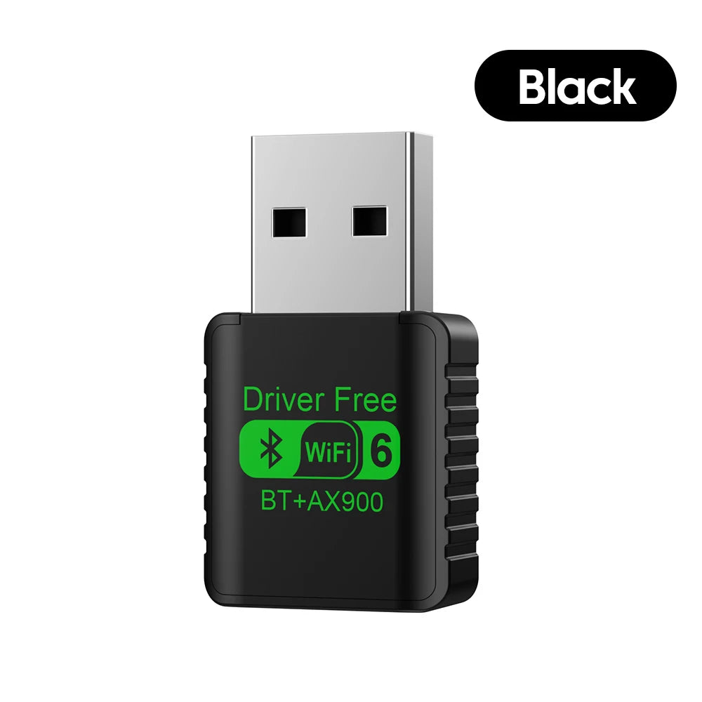 WiFi 6 AX900 USB Adapter with Bluetooth 5.4 - Dual Band Wireless Network Card - 19