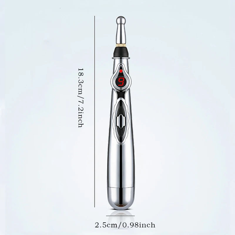 3-in-1 Electronic Acupuncture Pen - Meridian Energy Massager - 10