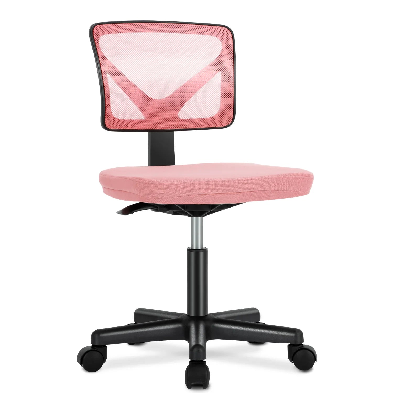 Ergonomic Mesh Armless Office Chair with Lumbar Support & Adjustable Height - 15