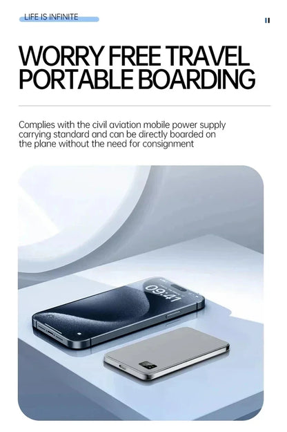 Magnetic Wireless Power Bank - Fast Charging Portable Battery Pack