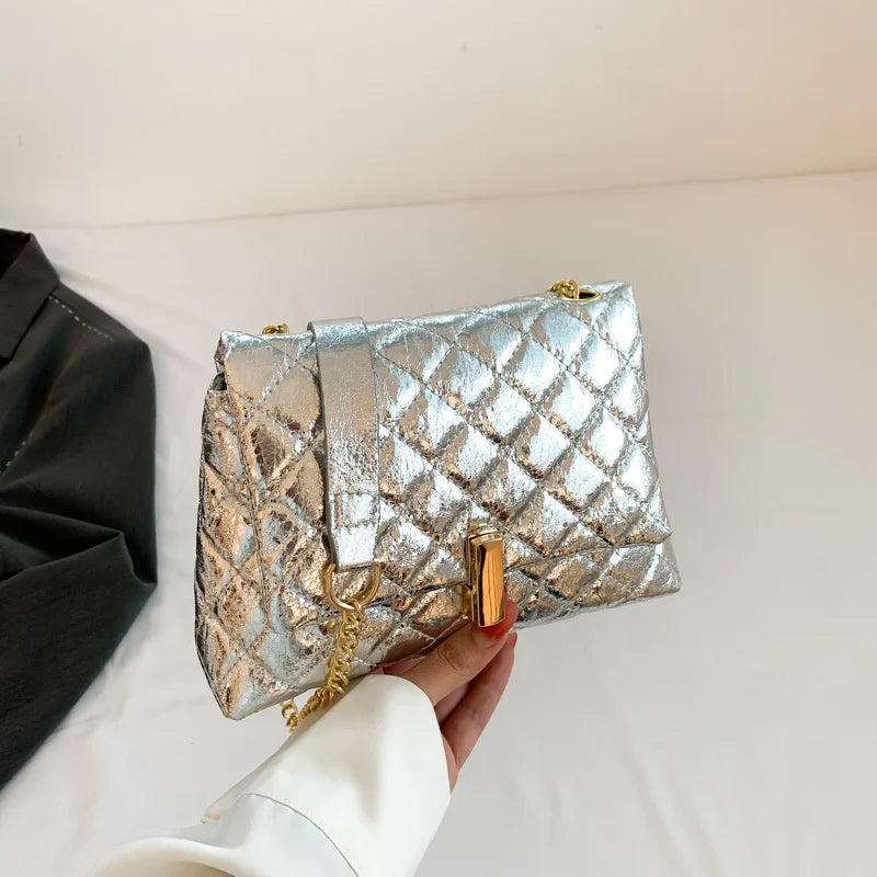 Luxury Sparkly Y2K Shoulder Bag