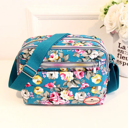 Luxury Vintage Floral Canvas Tote