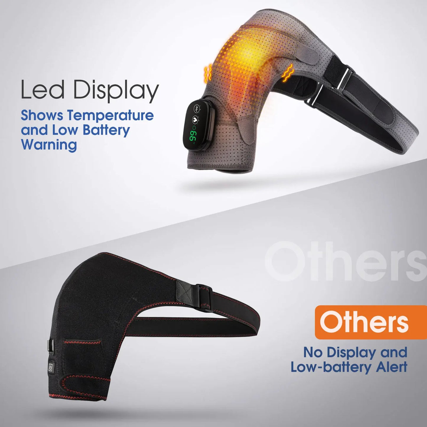Heated Joint Massager Brace for Shoulder Knee Elbow