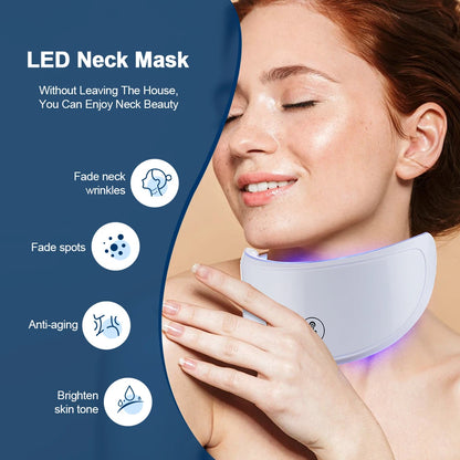 7-Color LED Neck Mask - Anti-Wrinkle & Skin Firming