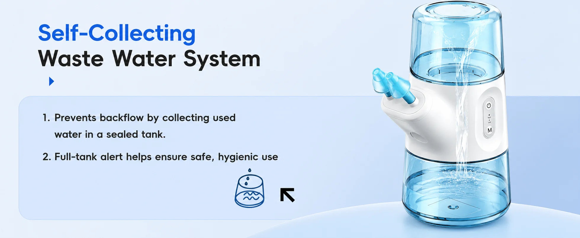 Portable Electric Nasal Irrigator - Rechargeable Sinus Rinse Device - 16