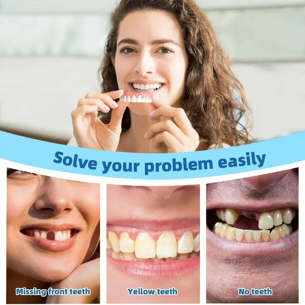 Custom-Fit Silicone Cosmetic Teeth Veneers for Confident Smile - 10