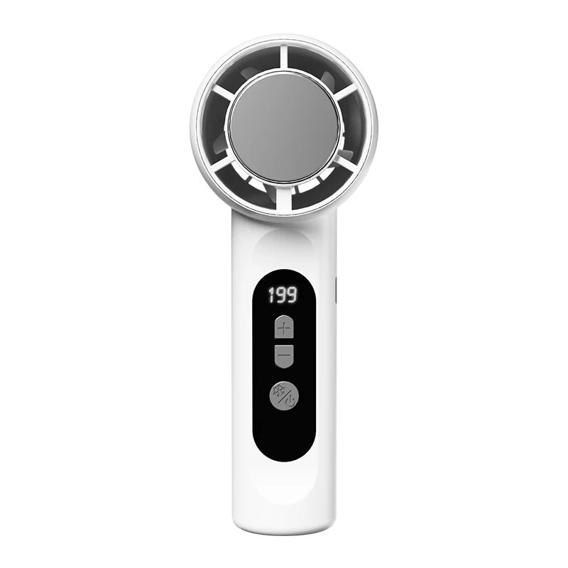 Portable Ice Cooling Handheld Turbo Fan with LED Digital Display