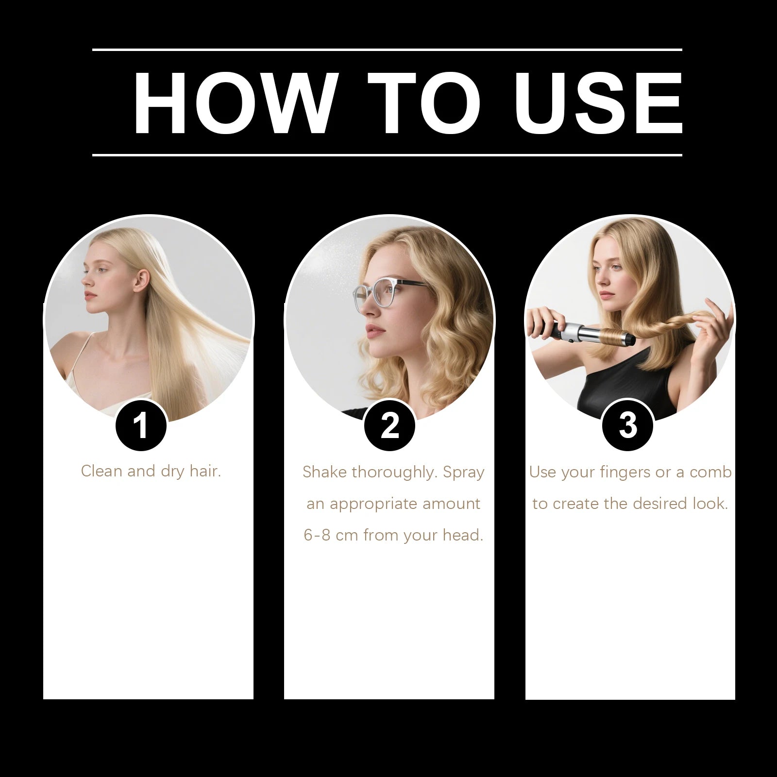 Sea Salt Hair Texturizing Spray for Voluminous Beach Waves & Strong Hold - 12