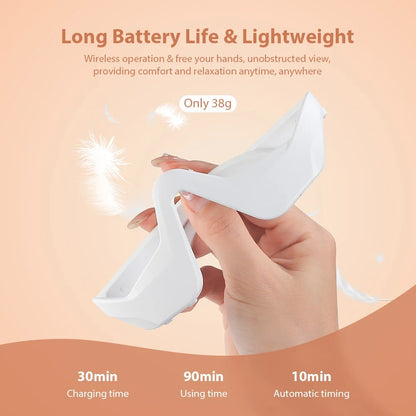 EMS Red Light Therapy Under Eye Massager for Wrinkles & Dark Circles