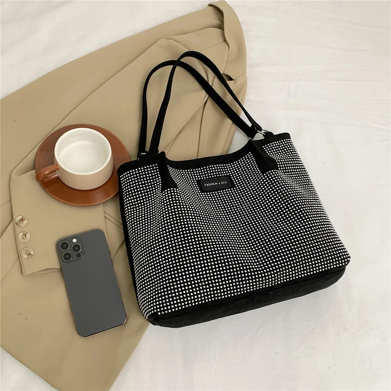 Luxury Diamond Quilted Shoulder Bag