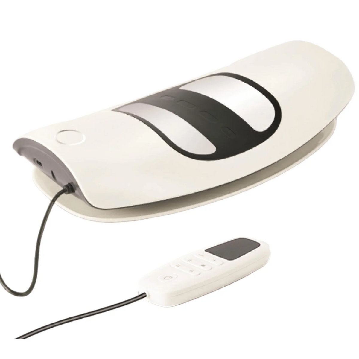 Electric Lumbar Traction Massager with Heat and Vibration for Back Pain Relief