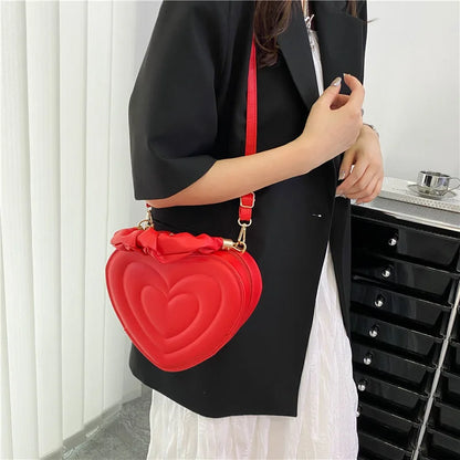 Luxury Quilted Heart Tote