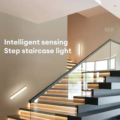 Rechargeable LED Motion Sensor Cabinet Light - Wireless USB-C Night Light for Kitchen & Closet