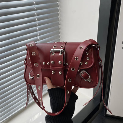 Luxury Trendy Rivet Shoulder Bag