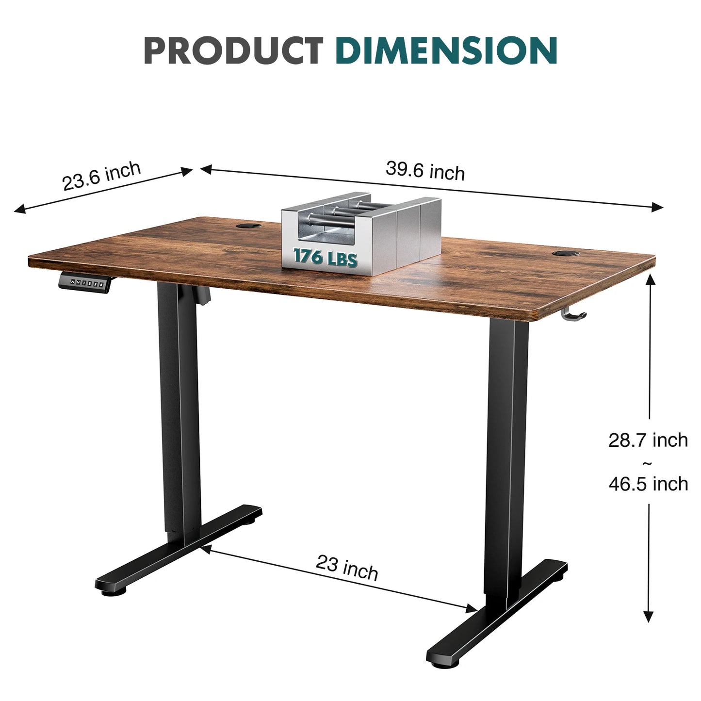 Electric Height Adjustable Standing Desk | Ergonomic Sit-Stand Workstation