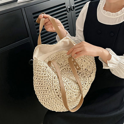 Luxury Woven Summer Straw Tote
