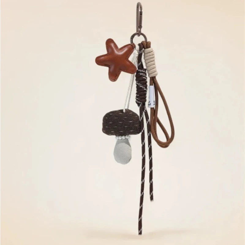Luxury Baseball Letter Bag Charm