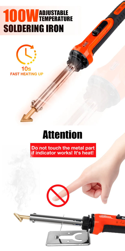 50W/100W Plastic Welder & Leather Smoothing Iron for Bumper Repair