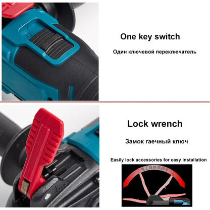 6-Speed Cordless Oscillating Multi-Tool Compatible with Makita 18V Battery