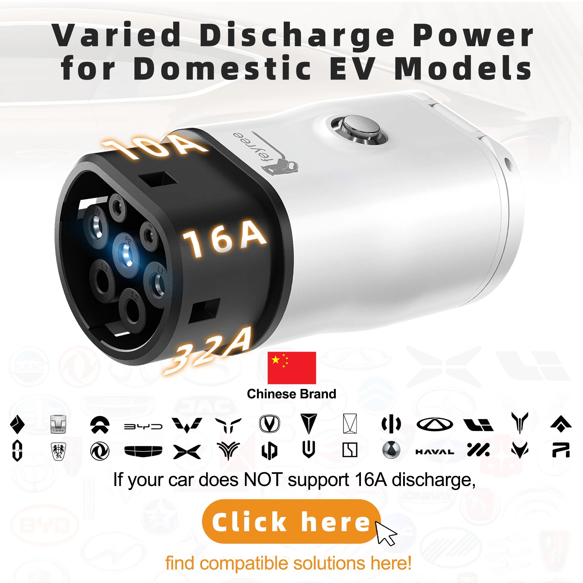 Type 2 V2L Discharger Adapter for EVs - Power Your Devices On The Go - 8