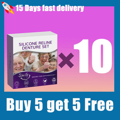 Professional Silicone Denture Reline Set – Comfortable & Secure Fit