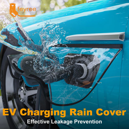 EV Charging Port Rain Cover - Universal Waterproof Magnetic Shield Protector