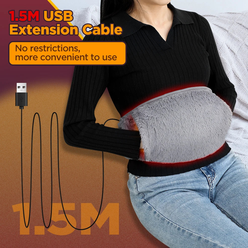 Electric Heating Waist Belt & Hand Warmer for Pain Relief and Menstrual Cramps - 23