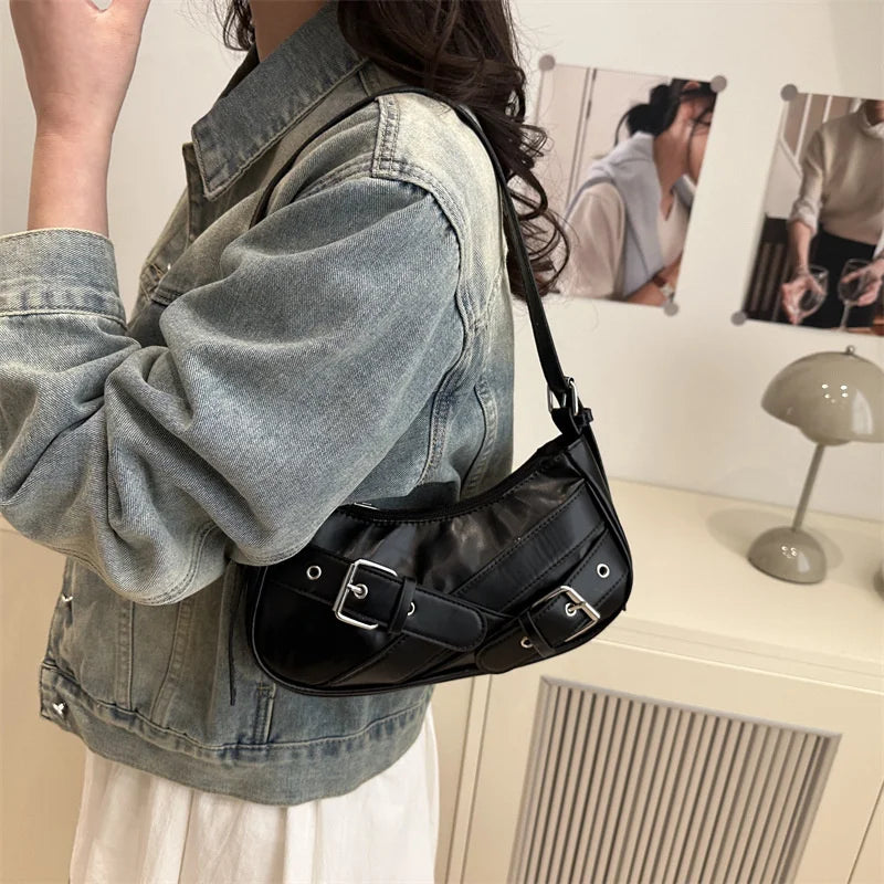 Luxury Vintage Stone Shoulder Bag