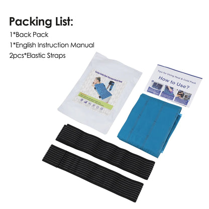 Large Reusable Back Ice Pack & Hot Cold Therapy Wrap