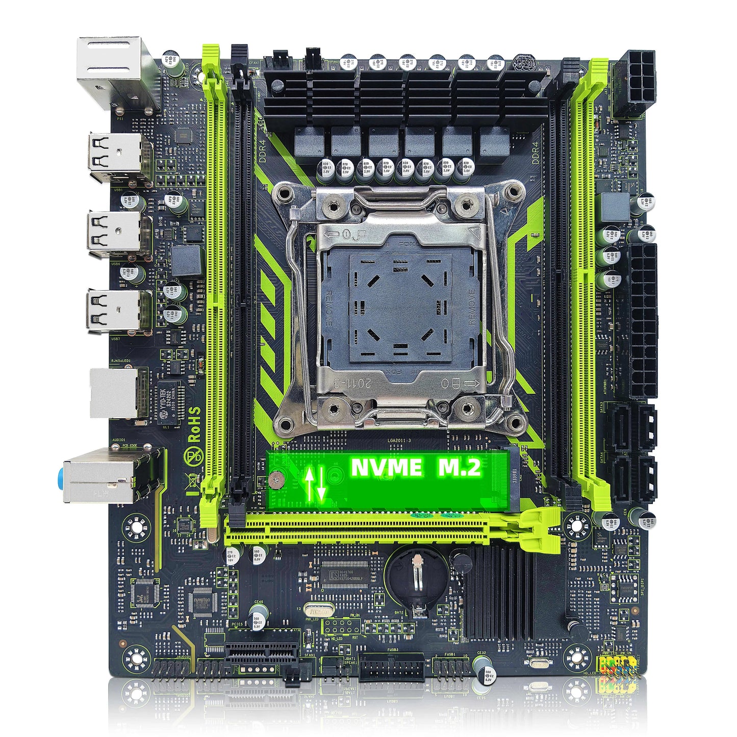 ZSUS X99 LGA2011-3 Motherboard Kit with Xeon E5-2630 v4 & 16GB DDR4 RAM
