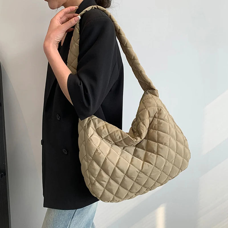 Luxury Quilted Padded Tote