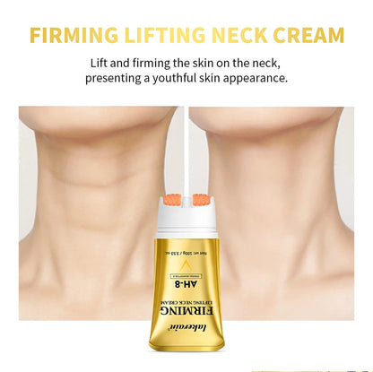 AH-8 Neck Firming Cream & Roller for Wrinkles & Crepey Skin