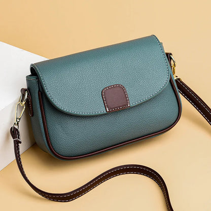 Luxury Contrast Flap Crossbody